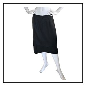 Escada Margaretha Ley Wool Skirt